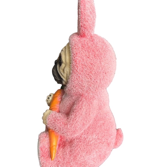 Pink Easter Bunny Pug - Picture 7 of 9